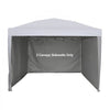 VEVOR Canopy Sidewalls, Fit for 10 x 10 ft Pop Up Canopy Tent, Tent Side Walls with Waterproof and Sunlight Protection Layer for Outdoor Event Tents, Vendor Booths, Camping (3 Sidewalls Only, White)