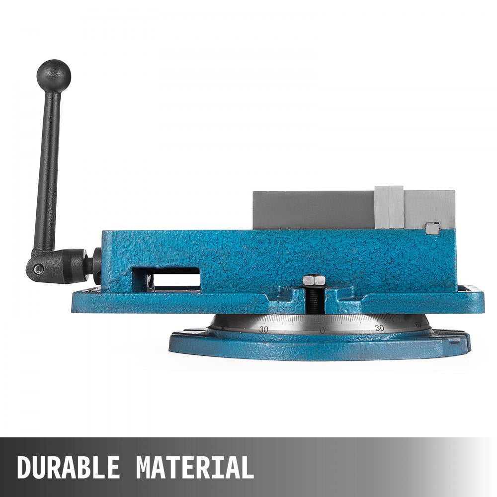 VEVOR Milling Vise 4 Inch,Bench Clamp Vise High Precision Clamping,Mill Vise Ductile Iron Material with 360 Degree Swiveling Base