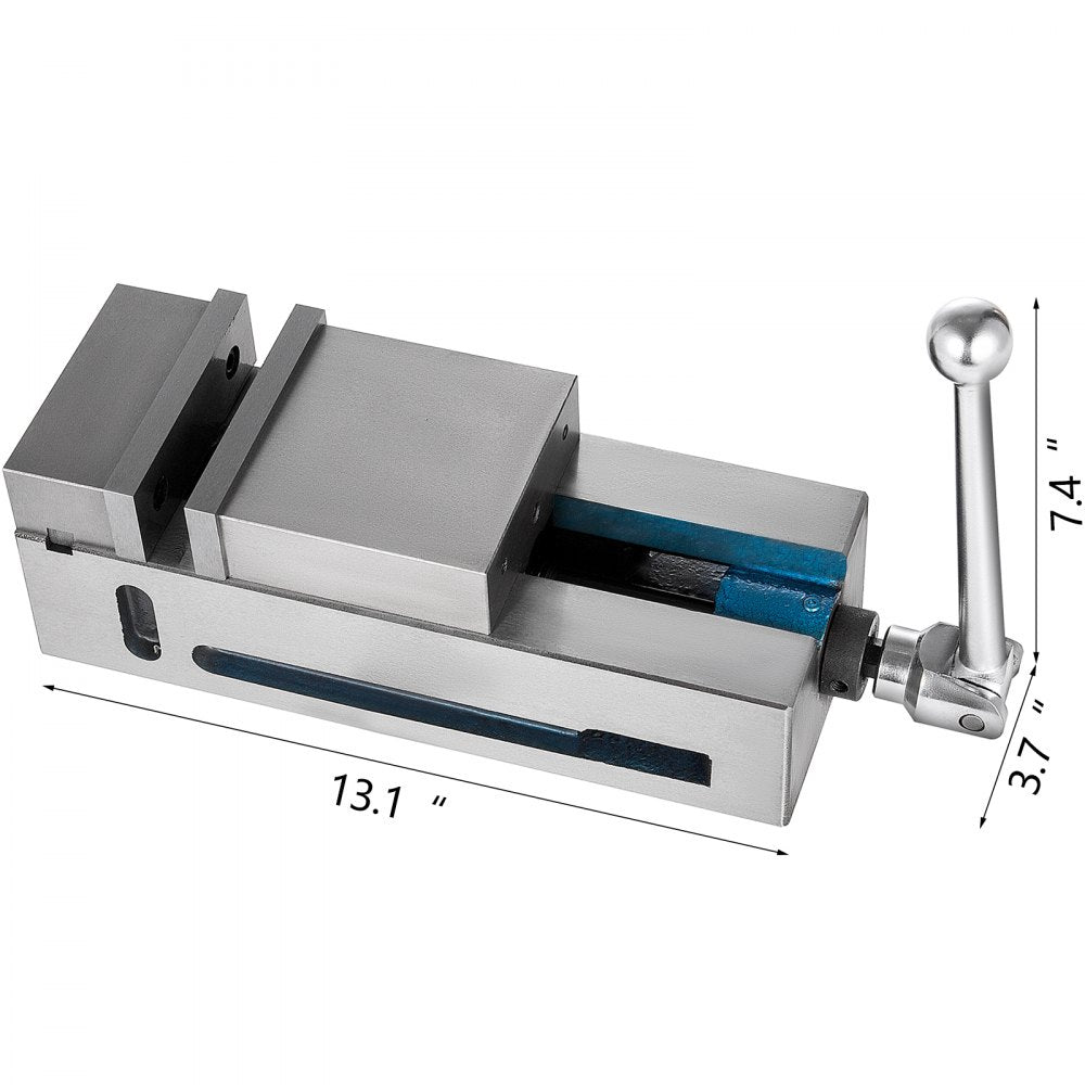 VEVOR Milling Vise 4"/100mm,Bench Clamp Vise Nodular Cast Iron Material,Clamping Vise Clamping Force 19KN Max, Milling Machine Vise