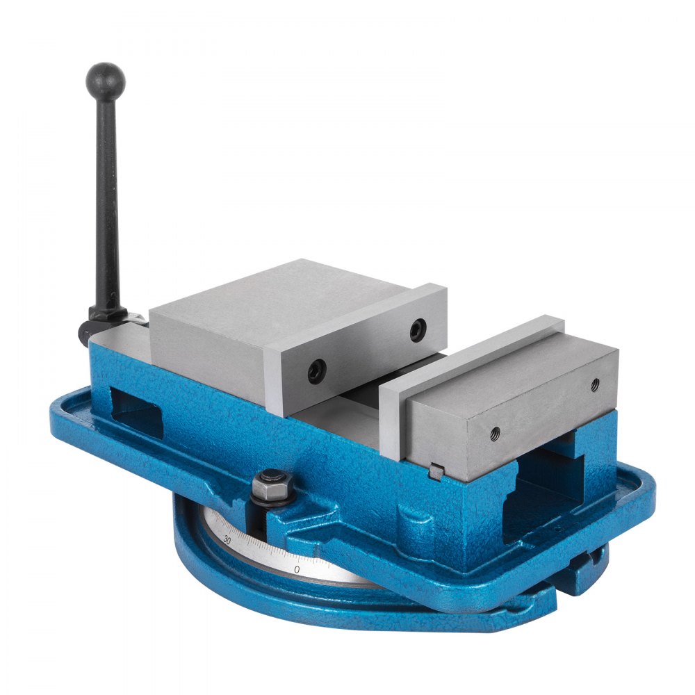 VEVOR 5 Inch ACCU Lock Down Vise Precision Milling Vice 5 Inch Jaw Width Drill Press Vise Milling Drilling Machine Bench Clamp Clamping Vice with 360 Degree Swiveling Base CNC Vise
