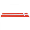 VEVOR Softball Pitching Mat, 10x3 ft Baseball Pitching Rubber Mound, Antifade Turf and Antislip Foam Backing Portable Training Aid, Fastpitch Equipment for Pitchers Indoor Outdoor Practice, Red