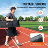 VEVOR I Screen Baseball for Batting Cage, 7x4 ft Baseball Softball Safety Screen, Body Protector Portable Batting Screen with Carry Bag & Ground Stakes, Heavy Duty Pitching Net for Pitchers Protection