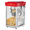 VEVOR Popcorn Machine, 8oz Stainless Steel Kettle, 800W Commercial Countertop Popcorn Maker, 48 Cups per Batch Theater Style Popper, with 2-Button Control Glass Wall PC Door 1 Scoop 3 Spoons, Red