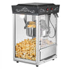 VEVOR Popcorn Machine, 8oz Stainless Steel Kettle, 800W Commercial Countertop Popcorn Maker, 48 Cups per Batch Theater Style Popper, with 2-Button Control Glass Wall PC Door 1 Scoop 3 Spoons, Black