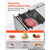 VEVOR Meat Cutting Machine, 350 Lb/H 550W Meat Slicer, 3.5mm Blade Shredder for Kitchen, Restaurant, and Supermarket, 3.5mm Heavy Duty Stainless Steel Blade Shredder, Electric Commercial Food Slicers