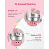 VEVOR Electric Cotton Candy Machine, 1000W Commercial Candy Floss Maker with 20.5 in Stainless Steel Bowl, Sugar Scoop, and Drawer, Easy Home Use, Perfect for Kids Birthday, Family Party, Pink