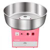 VEVOR Electric Cotton Candy Machine, 1000W Commercial Candy Floss Maker with 20.5 in Stainless Steel Bowl, Sugar Scoop, and Drawer, Easy Home Use, Perfect for Kids Birthday, Family Party, Pink