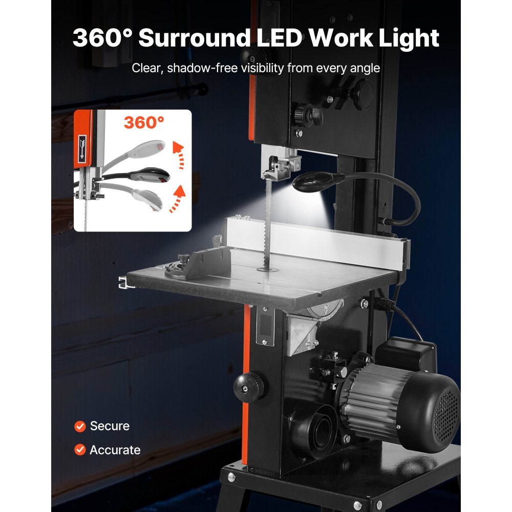 VEVOR Band Saw - 360° Surround LED Work Light