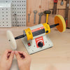 VEVOR Bench Buffer Polisher, 1/2HP Polishing and Buffing Machine, 0 to 8000RPM Benchtop Polisher with 2PCS 4" Cotton Wheel, 3PCS 3" Abrasive Fiber Wheels & Polishing Compound for Metal Jewelry Wood