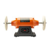 VEVOR 1/2HP Bench Buffer Polisher, 6-inch Bench Polishing Buffing Machine, 3450RPM Single Speed Benchtop Polisher with 2PCS Cloth Wheels & Cast Iron Base for Metal, Jewelry, Wood Polishing