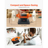 VEVOR 3/4HP Bench Buffer Polisher, 8-inch Bench Polishing Buffing Machine, 3450RPM Single Speed Benchtop Polisher with 2PCS Cloth Wheels & Cast Iron Base for Metal, Jewelry, Wood Polishing