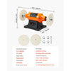 VEVOR 3/4HP Bench Buffer Polisher, 8-inch Bench Polishing Buffing Machine, 3450RPM Single Speed Benchtop Polisher with 2PCS Cloth Wheels & Cast Iron Base for Metal, Jewelry, Wood Polishing