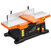 VEVOR Spiral Benchtop Jointer, 6 in, 2 HP 12000 RPM Bench Top Wood Jointer, with 12-Blade Spiral Cutterhead, Up to 1/8 in Depth, Adjustable Fence, 6 x 23 in Cast Aluminum Table, for Woodworking DIY
