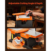 VEVOR Benchtop Jointer, 6 in, 2 HP 12000 RPM Bench Top Wood Jointer, with Straight Cutterhead, 2 HSS Blades, 6 x 23 in Cast Aluminum Table, Up to 1/8 in Depth, Adjustable Fence, for Woodworking DIY