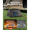 VEVOR Smart Battery Charger 25A 6V 12V 24V for Lithium LiFePO4 Lead-Acid, Compatible with Cars Motorcycles Mid-Size RVs, Trickle Charging Maintainer Desulfator, Charger with 3.8 Inch LCD Display
