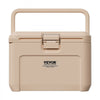 VEVOR Portable Cooler, 16.5 QT Hard Cooler with Ice Retention, Heavy-Duty Handles and Cup Holder, Lightweight Rigid Material Insulated Portable Cooler, Suitable for Family Picnics and Short Trips