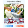 VEVOR Hard Cooler, 17QT Portable Cooler, Leak-Resistant Coolbox Keeps Contents Cool for 48 Hours, Insulated Chests with Ice Retention and Heavy-Duty Handle, Ultra-Light for Camping, Concerts, Sports