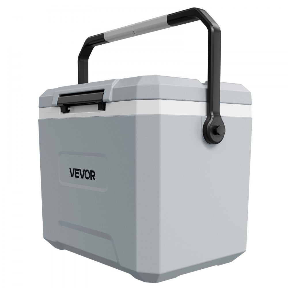 VEVOR Hard Cooler, 17QT Portable Cooler, Leak-Resistant Coolbox Keeps Contents Cool for 48 Hours, Insulated Chests with Ice Retention and Heavy-Duty Handle, Ultra-Light for Camping, Concerts, Sports