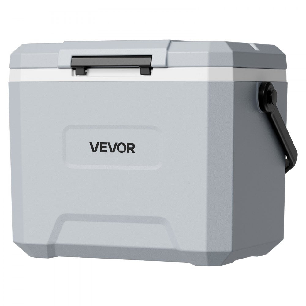 VEVOR Hard Cooler, 24QT Portable Cooler, Leak-Resistant Coolbox Keeps Contents Cool for 48 Hours, Insulated Chests with Ice Retention and Heavy-Duty Handle, Ultra-Light for Camping, Concerts, Sports