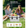 VEVOR Portable Cooler, 26 QT Hard Cooler with Ice Retention, Heavy-Duty Handles and Strap, Lightweight Rigid Material Insulated Portable Cooler, Suitable for Family Picnics and Short Trips