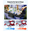 VEVOR Hard Cooler, 50QT Portable Cooler, Leak-Resistant Coolbox Keeps Contents Cool for 48 Hours, Insulated Chests with Ice Retention and Heavy-Duty Handle, Ultra-Light for Camping, Concerts, Sports