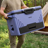 VEVOR Hard Cooler, 50QT Portable Cooler, Leak-Resistant Coolbox Keeps Contents Cool for 48 Hours, Insulated Chests with Ice Retention and Heavy-Duty Handle, Ultra-Light for Camping, Concerts, Sports