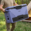 VEVOR Hard Cooler, 50QT Portable Cooler, Leak-Resistant Coolbox Keeps Contents Cool for 48 Hours, Insulated Chests with Ice Retention and Heavy-Duty Handle, Ultra-Light for Camping, Concerts, Sports