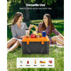 VEVOR Portable Cooler, 63 QT Hard Cooler with Ice Retention, Heavy-Duty Handles and Cup Holder, Lightweight Rigid Material Insulated Portable Cooler, Suitable for Family Picnics and Long Trips