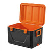 VEVOR Portable Cooler, 63 QT Hard Cooler with Ice Retention, Heavy-Duty Handles and Cup Holder, Lightweight Rigid Material Insulated Portable Cooler, Suitable for Family Picnics and Long Trips