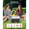 VEVOR Portable Cooler, 8.5 QT Hard Cooler with Ice Retention and Heavy-Duty Handles, Lightweight Rigid Material Insulated Portable Cooler, Suitable for Family Picnics and Short Trips