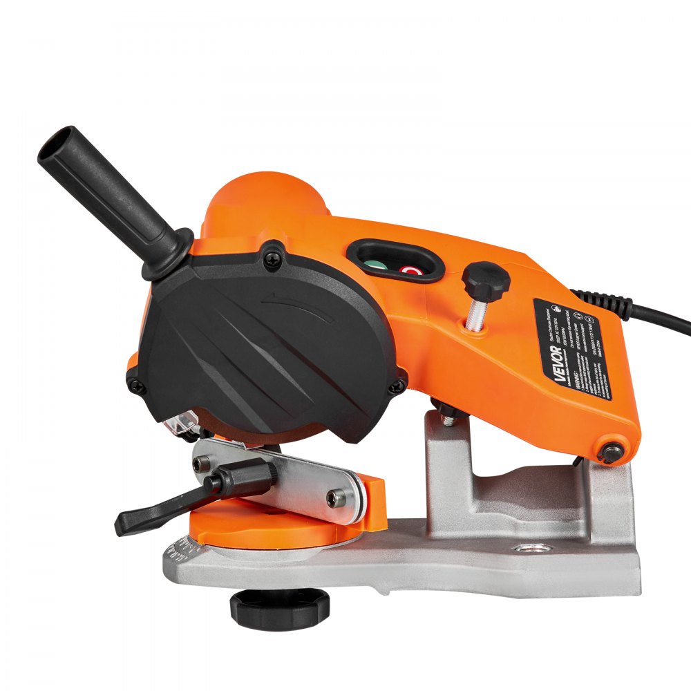 VEVOR Electric Chainsaw Sharpener, 85W Bench Saw Chain Sharpener 5000RPM, Professional Chainsaw Sharpening Tool with 2 Grinding Wheels & LED Light for Woodworking, Logging, Gardening