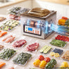 VEVOR Chamber Vacuum Sealer 3.1 Gal Chamber 12" Seal Bar Packing Machine, for Home Kitchen Use, 370W Commercial-Grade Oil Pump, Food Packaging Machine for Meats, Marinades, Mason Jar Kit & Sous Vide