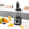 VEVOR Professional Blender, Commercial Countertop Blenders, 68 oz Plastic Jar Blender Combo, Stainless Steel 3 Functions Blender, for Frozen Drinks, Shakes, Smoothies, Peree, and Crush Ice, Black