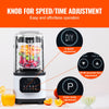 VEVOR Professional Blender with Shield, Commercial Countertop Blenders, 68 oz Plastic Jar Blender Combo, Stainless Steel 9 Speed & 5 Functions Blender, for Shakes, Smoothies, Peree, and Crush Ice, White
