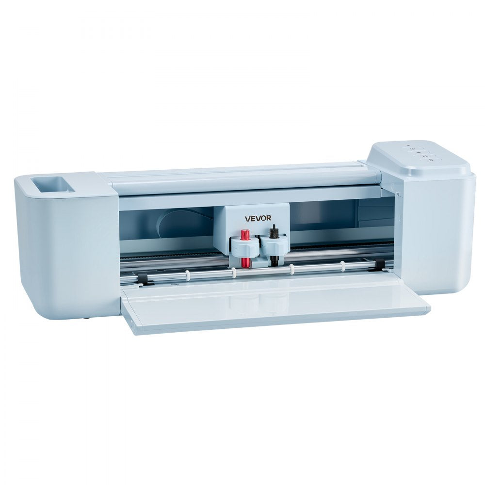 VEVOR Vinyl Cutting Machine, 12 in, Button-Controlled Vinyl Cutter, 20000+ Built-in Design Resources, Compatible with Mac, Windows, Android and iOS, for Creating Customized Crafts Cards, Home Decor