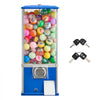 VEVOR Gumball Machine for Kids, 25" Height Home Vending Machine, PS Bouncy Balls Dispenser, Hold 230 Capsule Toys, Rectangle Bubble Gum Machine for Game Stores, Coin Operated Gumball Bank, Blue