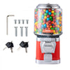 VEVOR Gumball Machine for Kids, 16"H Home Candy Vending Machine, PC Round Gumball Dispenser, Bubble Gum Machine for Game Stores, Coin Operated Gumball Bank for Toy Capsules Bouncy Balls Candy, Red