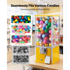 VEVOR Gumball Machine, 25 inch Height Candy Vending Machine Dispenser, 25-Cent Vending Machines for Shopping Malls, Supermarkets, Amusement Parks, Arcades, Holds Up to 230 1.77 inch Spherical Candies