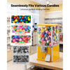 VEVOR Gumball Machine, 21 inch Height Candy Vending Machine Dispenser, 25-Cent Vending Machines for Shopping Malls, Supermarkets, Amusement Parks, Arcades, Holds Up to 180 1.77 inch Spherical Candies