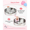 VEVOR Cotton Candy Machine Commercial, 1000W Electric Candy Floss Maker, Easy Use with 15 inch Stainless Steel Bowl and Sugar Scoop, Makes Hard Candy for Home Kids Birthday, Family Party, Pink
