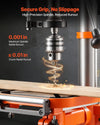 VEVOR 12-Inch Benchtop Drill Press, 6.2 Amp, 1 HP Bench Drill Press, 530 to 3140 RPM Variable Speed, 0-45° Tilting Worktable, with Laser and LED Work Light, Tabletop Drilling Machine, for Wood Metal
