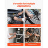 VEVOR Socket Set, 225 Pieces, 3/8 & 1/4 & 1/2 inch Drive Socket and Ratchet Set, SAE and Metric, Deep and Shallow, Mechanic Tool Kit with Bits, Accessories, Storage Case, CR-V Alloy Steel, for Repair