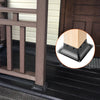 VEVOR 4x4 Post Base 20Pcs, Internal 3.6"x3.6" Heavy Duty Powder-Coated Steel Post Bracket Fit for Standard Wood Post Anchor, Decking Post Base for Deck Porch Handrail Railing Support