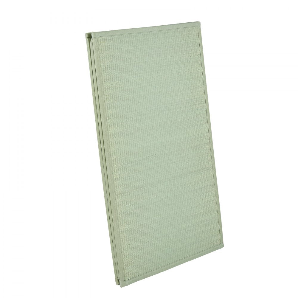 VEVOR Japanese Tatami Mat, Twin Size Foldable Japanese Tatami Mattress( Natural Rush Grass), Japanese Floor Mattress with Non-Slip Backing & Fresh Scent, Futon Mattress for Sleeping Meditation Yoga