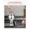 VEVOR Donut Depositor, Large Capacity Manual Donuts Dropper, 304 Stainless Steel Commercial Batter Dispenser, 6 Thicknesses Adjustment Doughnut Hopper with Stand, For Restaurant Cafe Bakery Kitchen