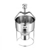 VEVOR Donut Depositor, Large Capacity Manual Donuts Dropper, 304 Stainless Steel Commercial Batter Dispenser, 6 Thicknesses Adjustment Doughnut Hopper with Stand, For Restaurant Cafe Bakery Kitchen