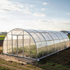 VEVOR Greenhouse Spring Wire and Lock Channel, 40 Packs 6.56 ft PVC-Coated Wiggle Wire & Aluminum Alloy Channel Bundle Kit with Included Screws, 0.05 in Thickened, Poly Film & Shade Cloth Attachments