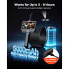 VEVOR Triple Lens Endoscope with 32.8FT Newly Ultra-Rigid Cable, Industrial Borescope with Light, 5" HD IPS Screen, 8 + 2 Lights, 8X Zoom, 5000mAh, IP67 Waterproof Snake Camera for Auto, Plumbing