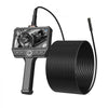 VEVOR Triple Lens Endoscope with 32.8FT Newly Ultra-Rigid Cable, Industrial Borescope with Light, 5" HD IPS Screen, 8 + 2 Lights, 8X Zoom, 5000mAh, IP67 Waterproof Snake Camera for Auto, Plumbing