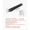VEVOR 10PCS 2020 Aluminum Extrusion Profile, 23.62 Inch 600 mm, T Slot European Standard Anodized Linear Rail, High-Strength Extruded Aluminum Rail, for 3D Printer Parts and CNC DIY Workbench, Black